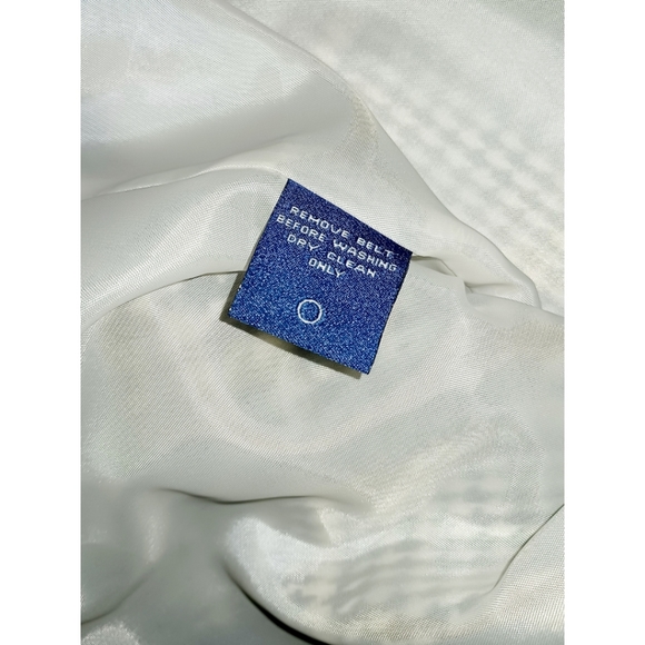 Evan Picone Houndstooth Slit Front Belted Skirt - Blk/Ivory - Picture 12 of 16